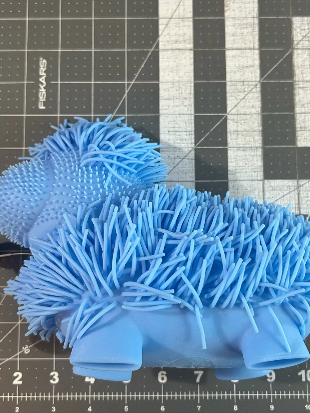Puffer Friendz Blue Shaggy Dog Squishy Toy PPNC Pufferoo Pets Fidget Sensory New